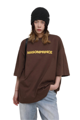 เสื้อยืดลายโลโก้พื้นฐาน Masonprince