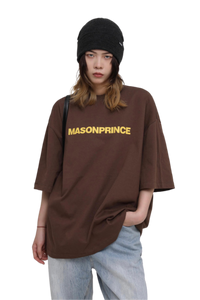 เสื้อยืดลายโลโก้พื้นฐาน Masonprince