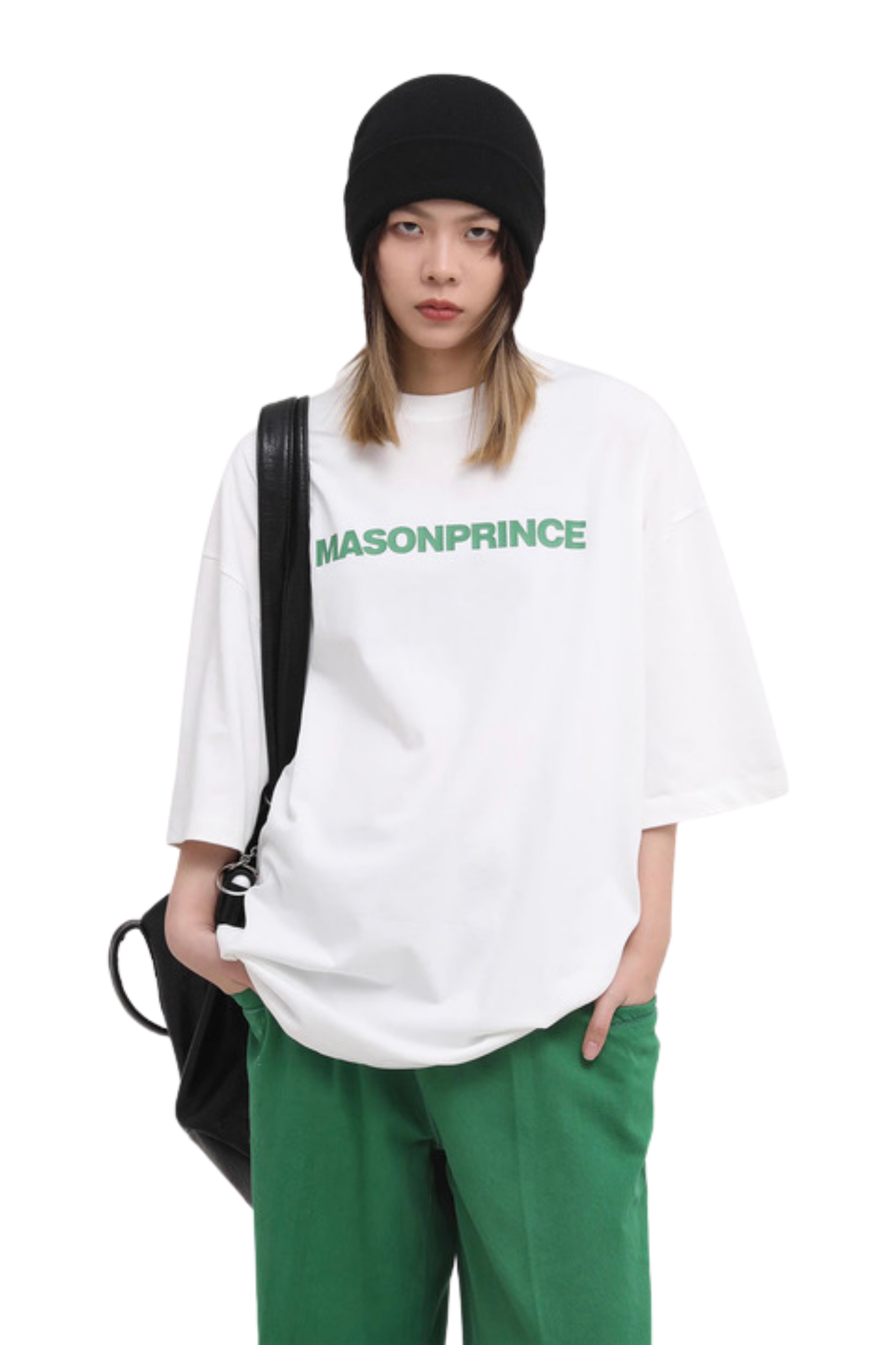 เสื้อยืดลายโลโก้พื้นฐาน Masonprince