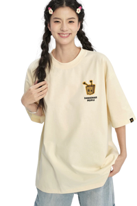 Dangerous People Bee Paper Bag Embroidery Logo Tee