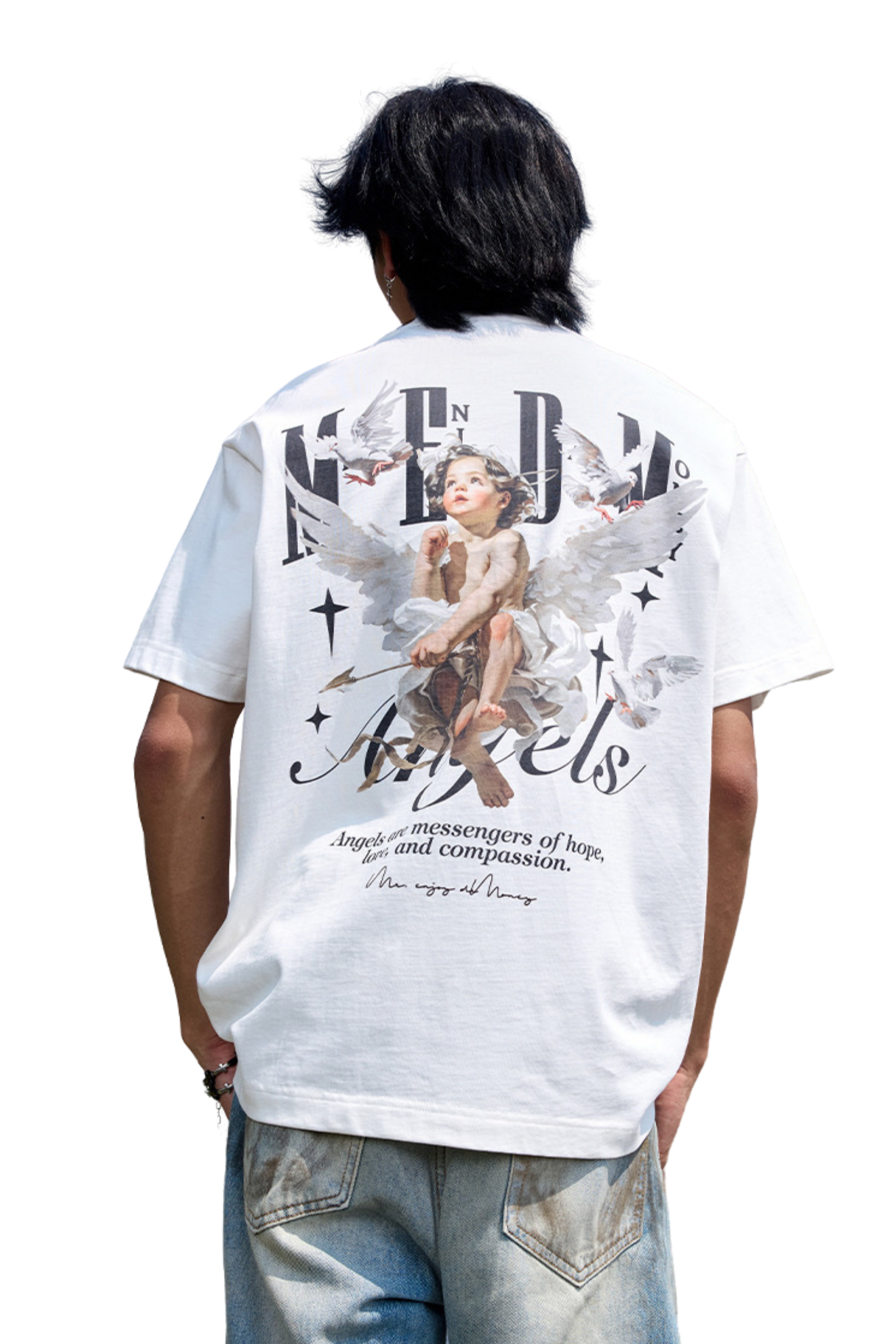 MEDM SS24 Colored Angel Series Print Tee