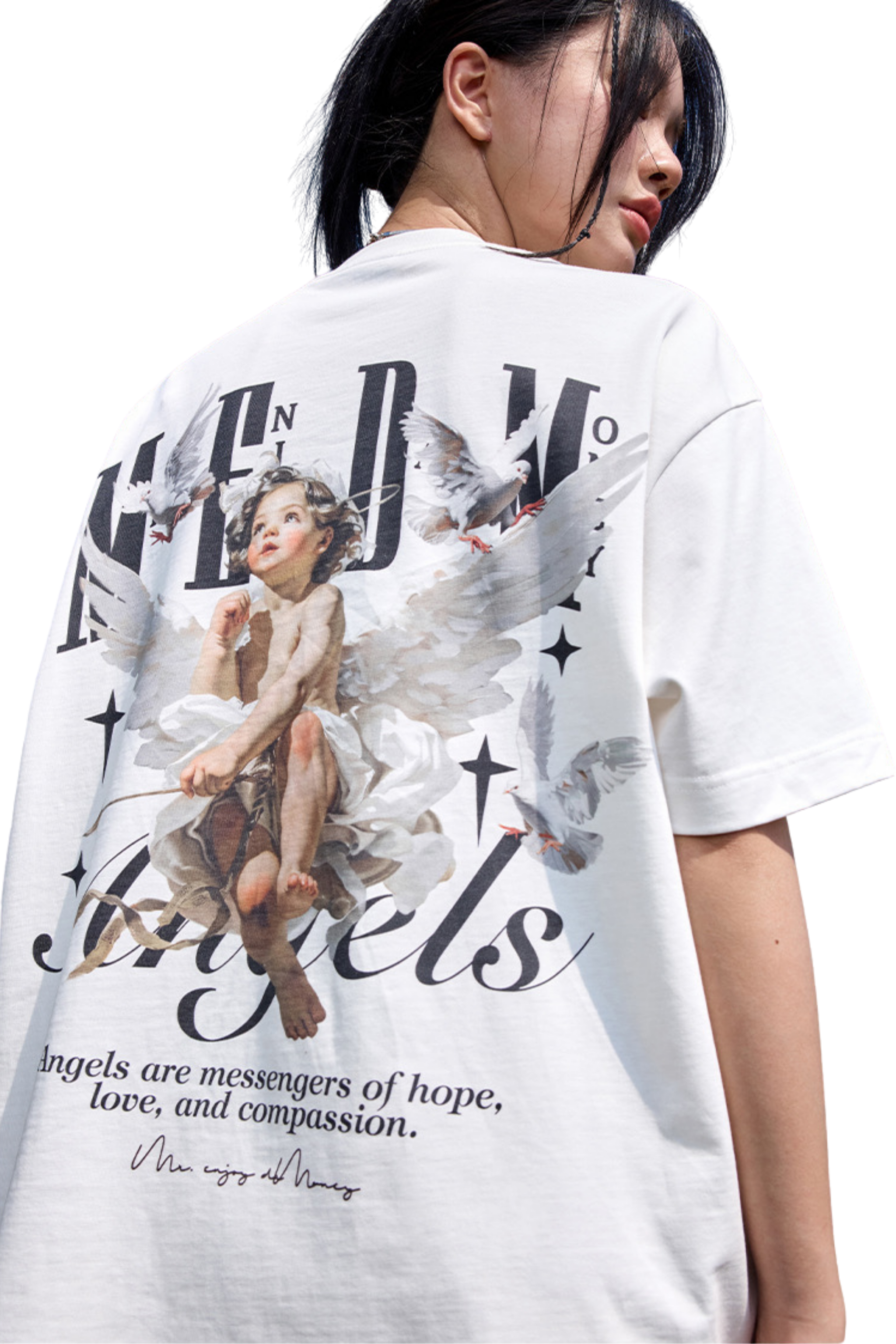 MEDM SS24 Colored Angel Series Print Tee