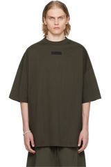 Fear Of God Essentials FW23 Black Patch Tee