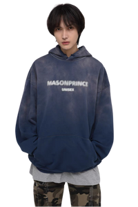 เสื้อฮู้ดหนามีโลโก้ซีดจาง Masonprince