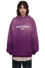 เสื้อฮู้ดหนามีโลโก้ซีดจาง Masonprince