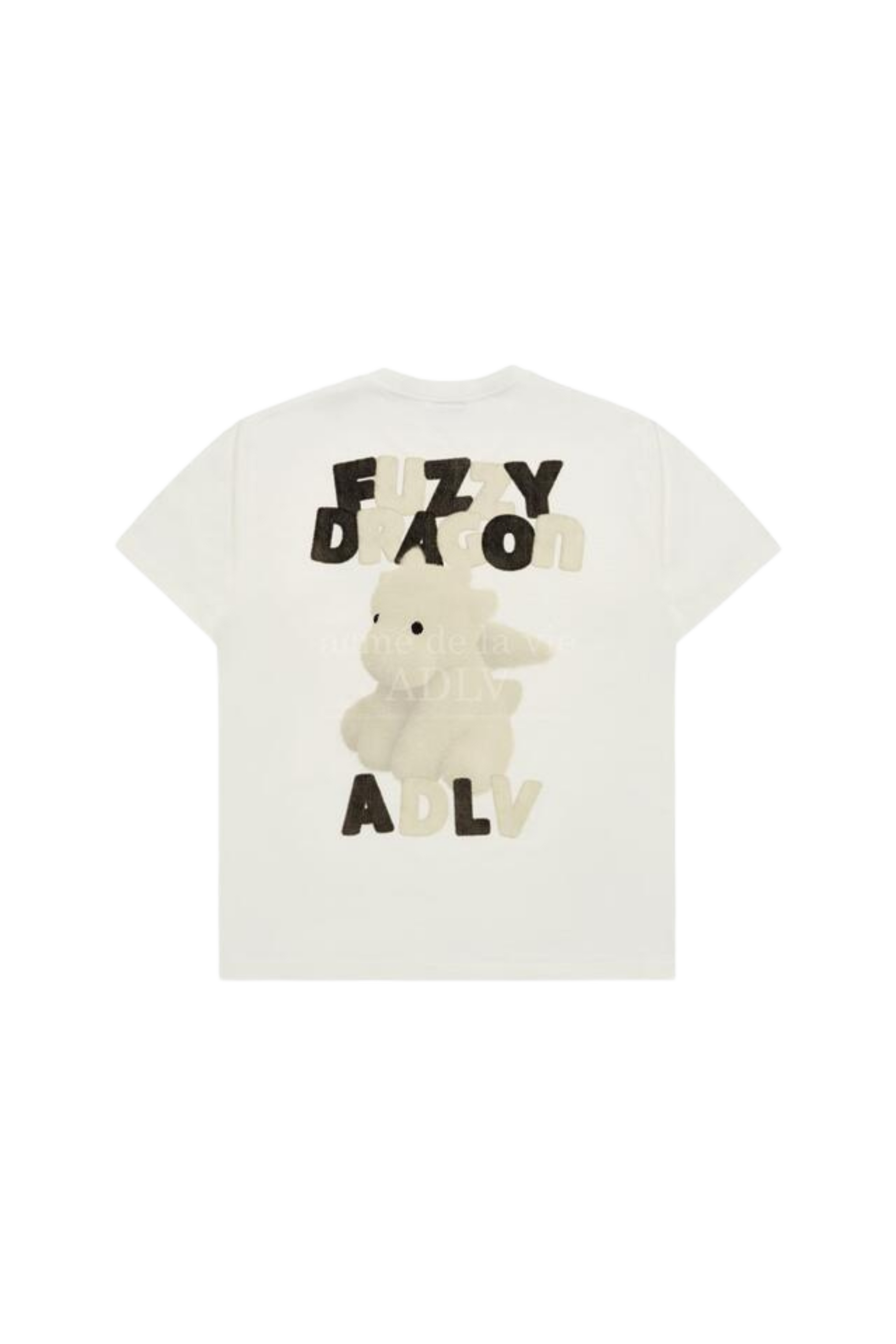 Acme De La Vie Fuzzy Font Dragon Tee