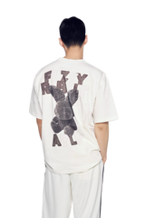 Acme De La Vie Fuzzy Font Rabbit Tee