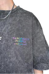 Dangerous People Reflective Paper Bag Tee