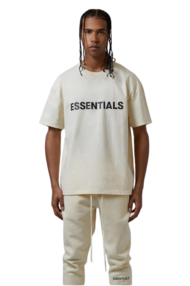 เสื้อยืดลายนูนยาง SS20 Essentials จาก Fear Of God