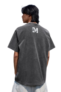 MEDM SS24 Angel Print Acid Wash Tee