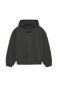 Fear Of God Essentials SS24 Black Patch Hoodie