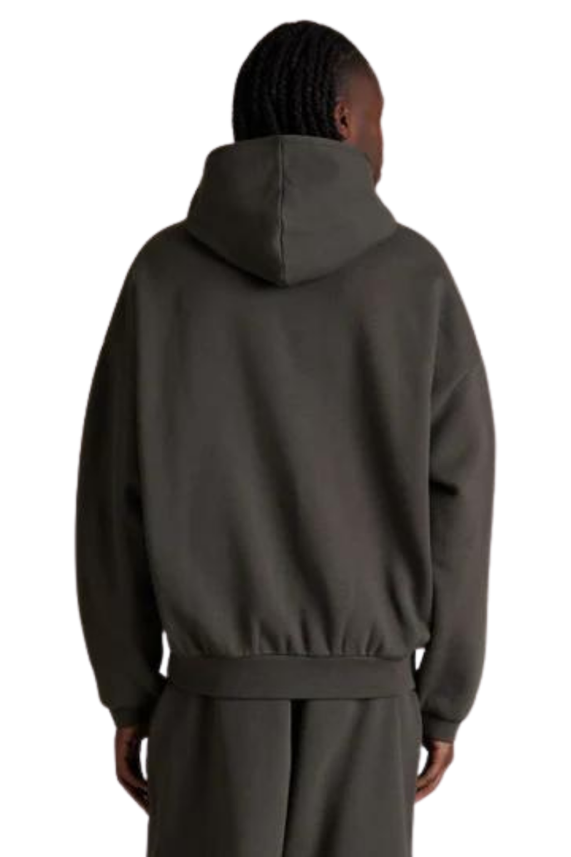 Fear Of God Essentials SS24 Black Patch Hoodie