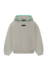 เสื้อฮู้ดสีดำลายแพทช์ SS24 จาก Fear Of God Essentials