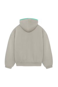 เสื้อฮู้ดสีดำลายแพทช์ SS24 จาก Fear Of God Essentials