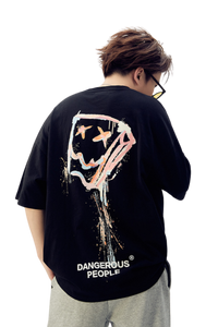 Dangerous People Spray Paint Paper Bag Tee