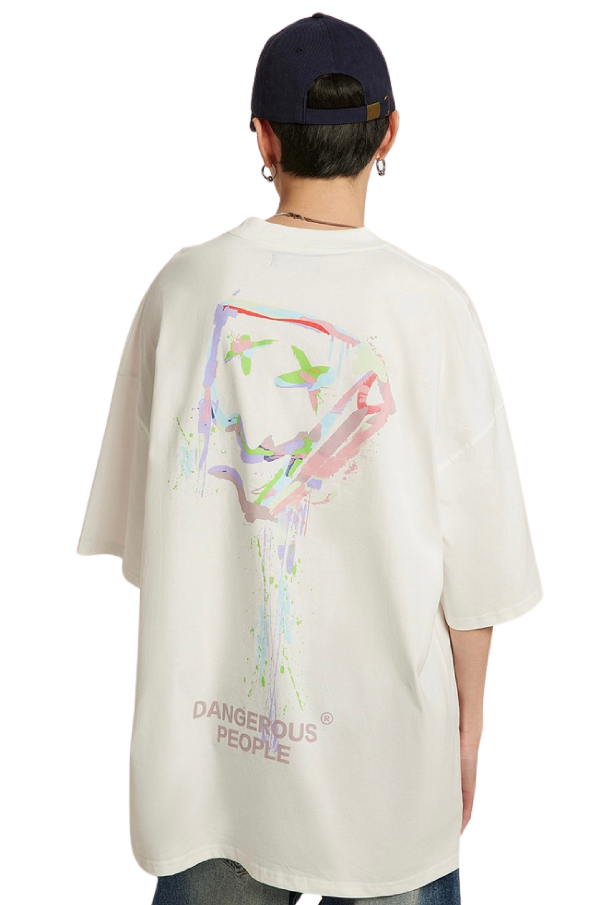 Dangerous People Spray Paint Paper Bag Tee